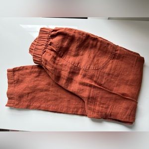 NotPerfectLInen Genova Pants S/M in Redwood